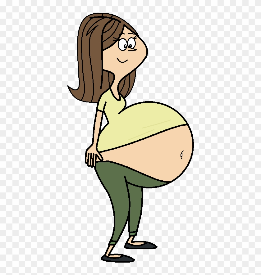 A Part By Angry Signs On Deviantart - Very Pregnant Woman Cartoon - Free  Transparent PNG Clipart Images Download