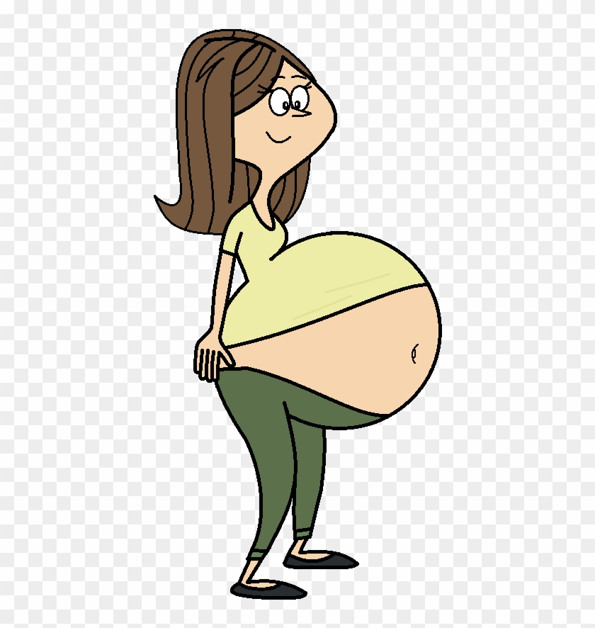 A Part By Angry Signs On Deviantart - Very Pregnant Woman Cartoon #1664679