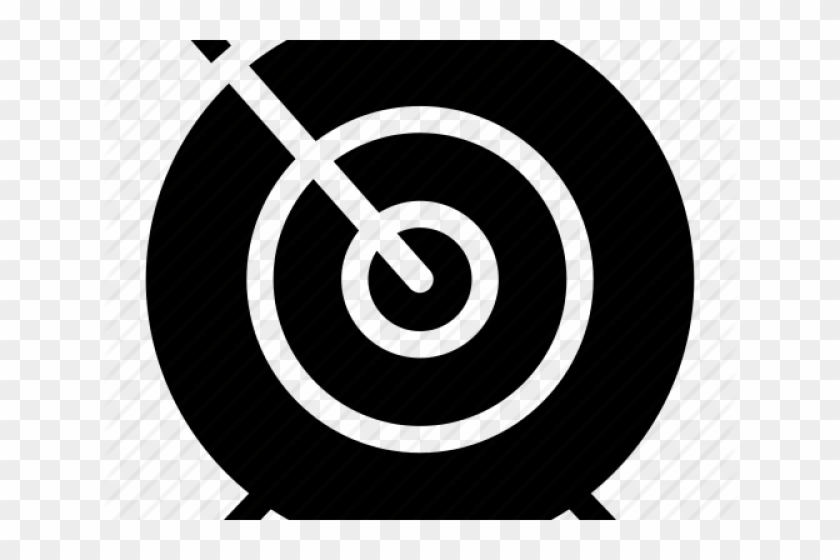 Archery Clipart Bow Arrow Target - Circle #1664805