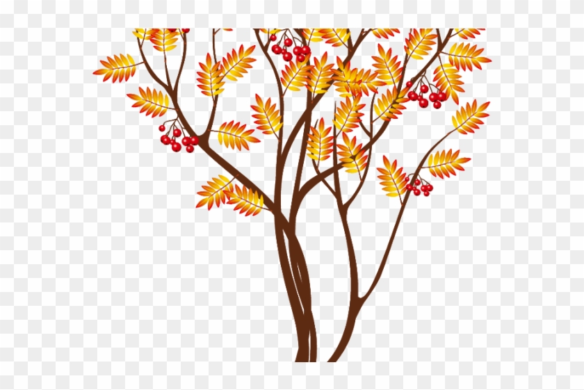 Blossom Clipart Cute Fall Tree - Осеннее Дерево Пнг #1664880
