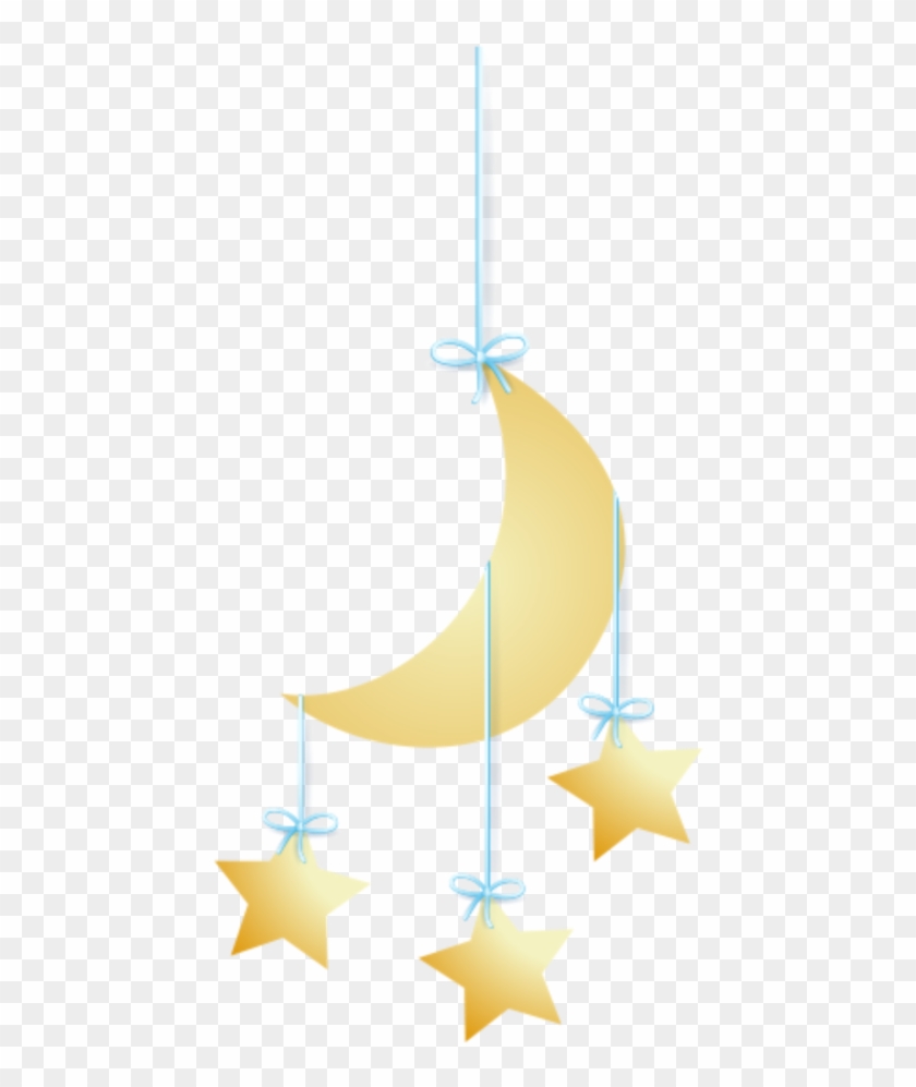 Ftestickers Clipart Cartoon Moon Stars Cute - Illustration #1664889