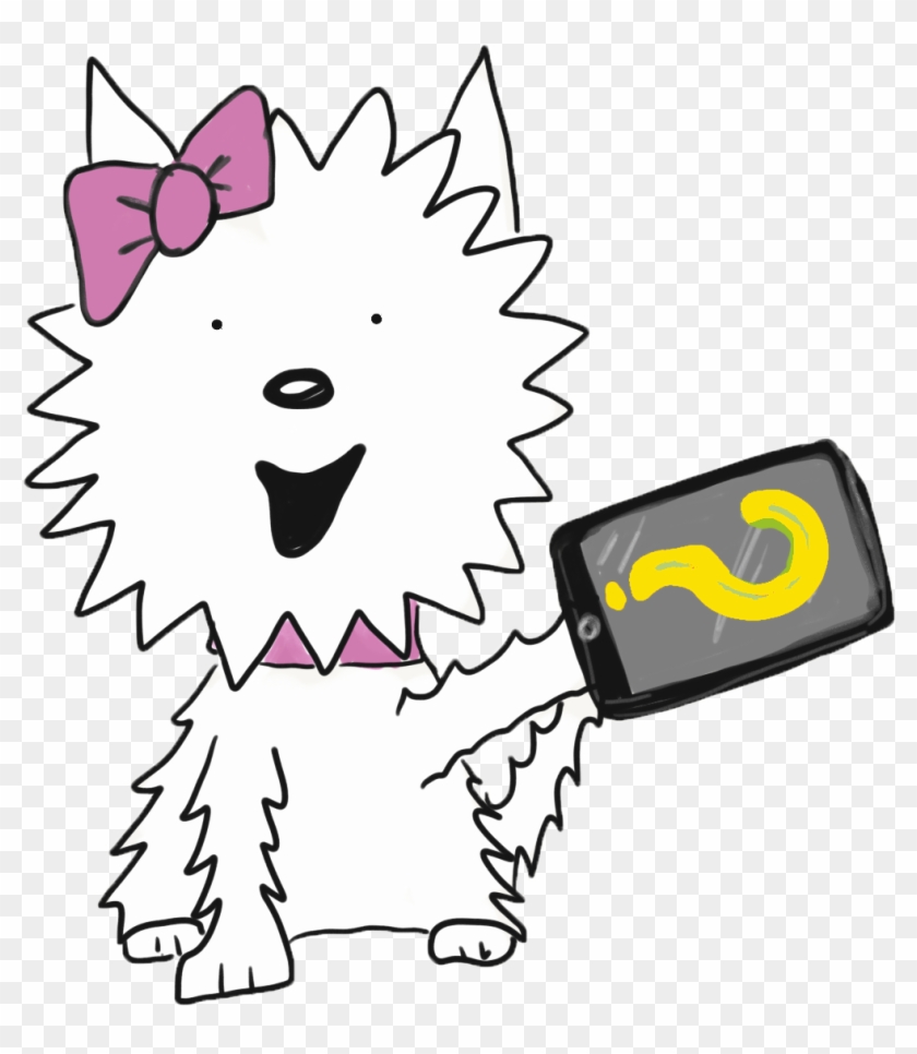 Poppy The Office Dog Holding Out A Fascinating Fact - Cartoon #1665296