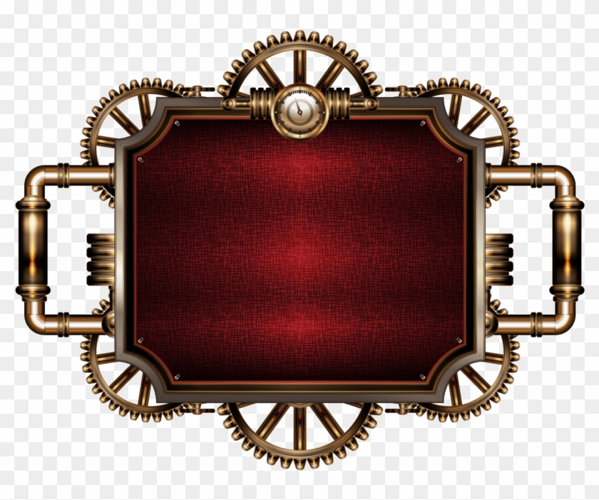 Frame Clipart Steampunk - Steampunk Frame Png #1665372