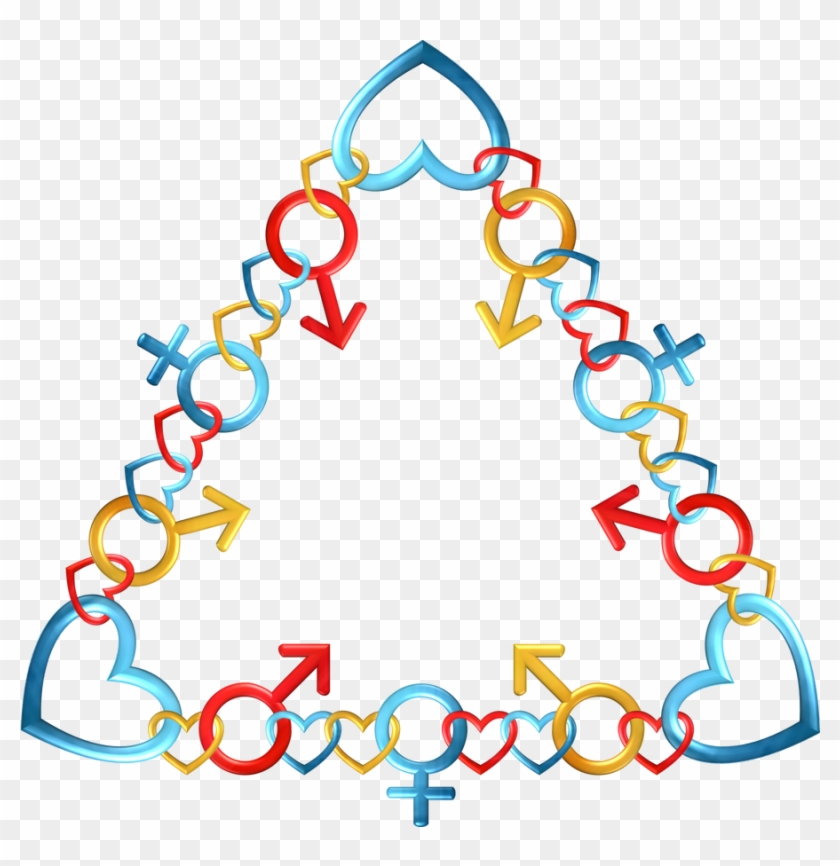 Triangle Frame Tropical 10 By Happyare - Triangle Frame Tropical 10 By Happyare #1665385