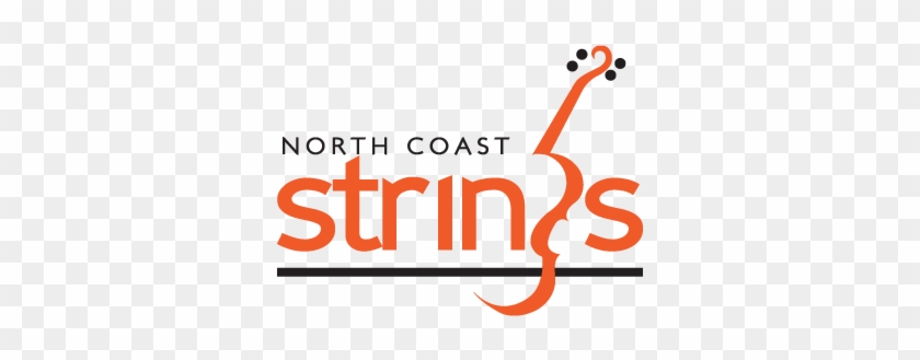 North Coast Strings Is A Musical Ensemble Designed - Graphic Design #1665394