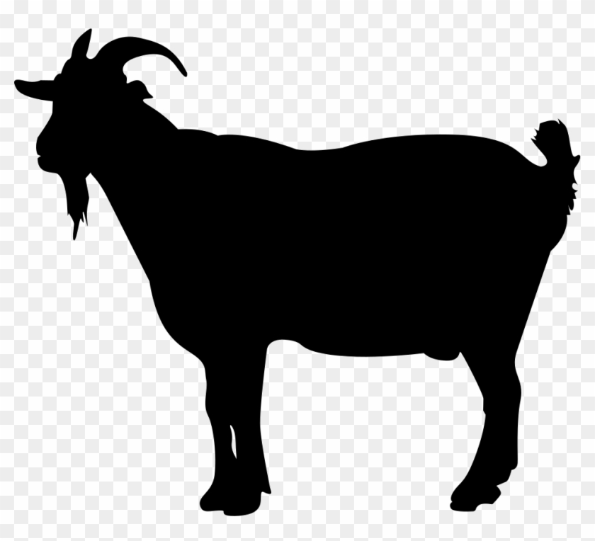 Mutton Clipart Goat - Bulldog Silhouette #1665449