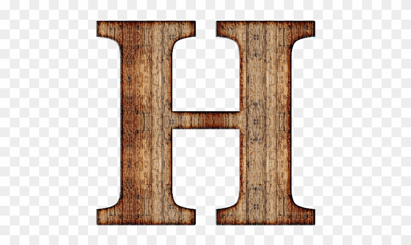 Free Collection Of 40 Printable Wooden Letters - Letter H No Background #1665587