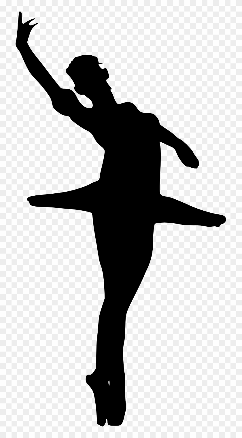 Ballerina Silhouette Cutouts - Ballerina Silhouette Png #1665628