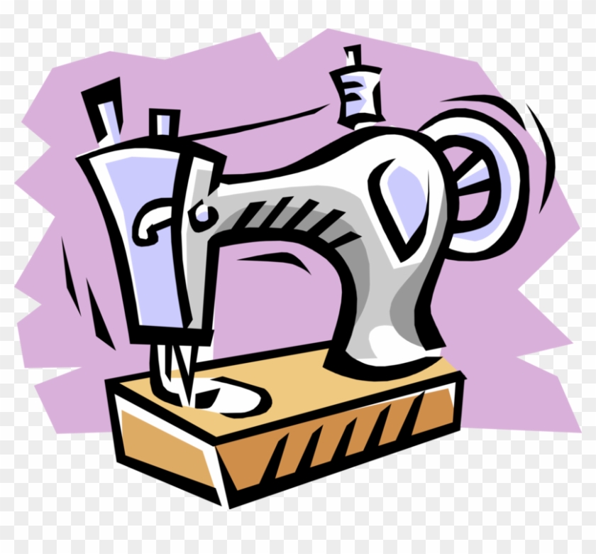 Nähmaschine Vektor Clipart Bild Hous0449 Coolclipscom - Singer Sewing Machine Clipart #1665744