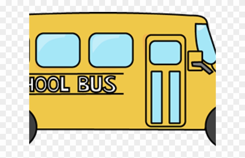 Bus Clipart Winter - Clip Art School Bus Black And White #1665759