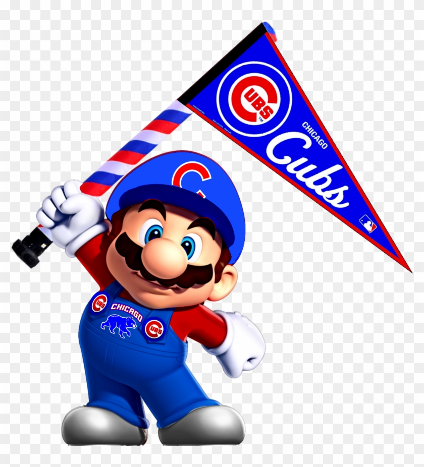 Chicago Cubs Logo, Chicago Cubs Baseball, Cubs Highlights, - Super Mario #1665826