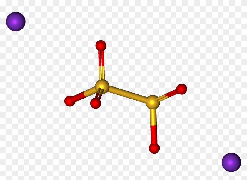 Potassium Metabisulfite Ball And Stick - Potassium Metabisulfite #1665862