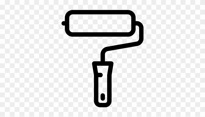 Big Paint Roller Vector - مساحة كرتون #1666071