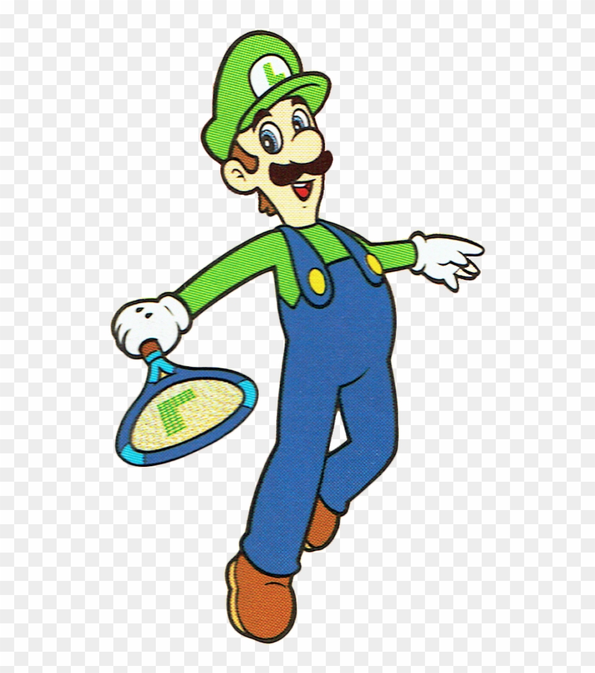 Unique Luigi Artwork From Mario Tennis On The Game - Mario Tennis Gbc Luigi #1666224