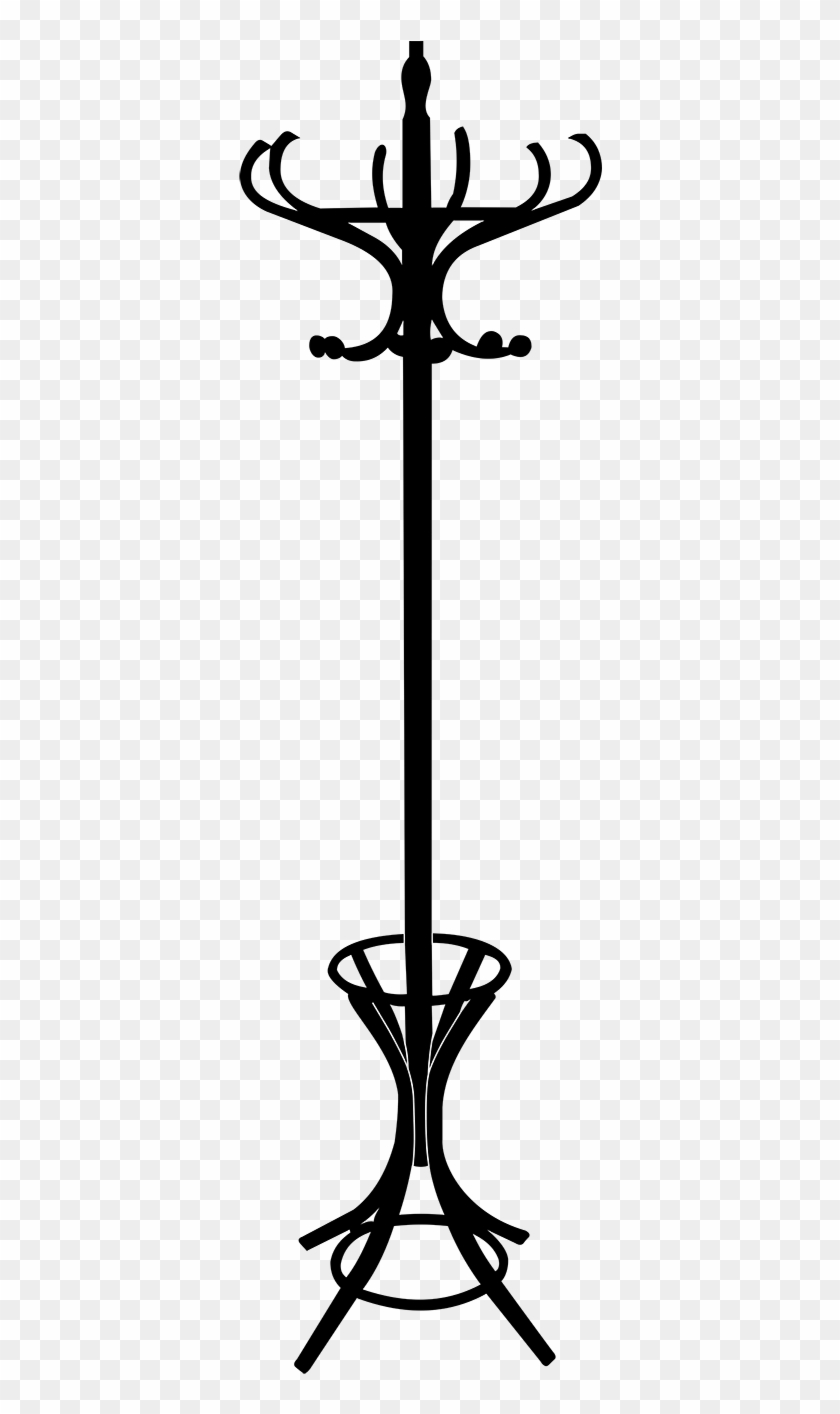 Classic Coat Rack Sticker Appendiabiti Da Terra In Legno Vintage