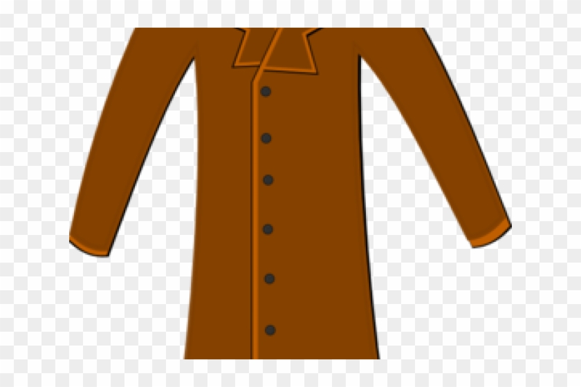 Coat Clipart Long Coat - Sleeve #1666276