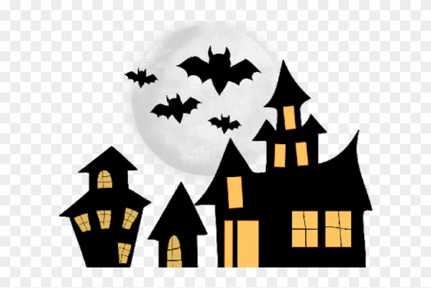 Creepy House For Free Download And Use - Transparent Background Halloween Clip Art #1666376
