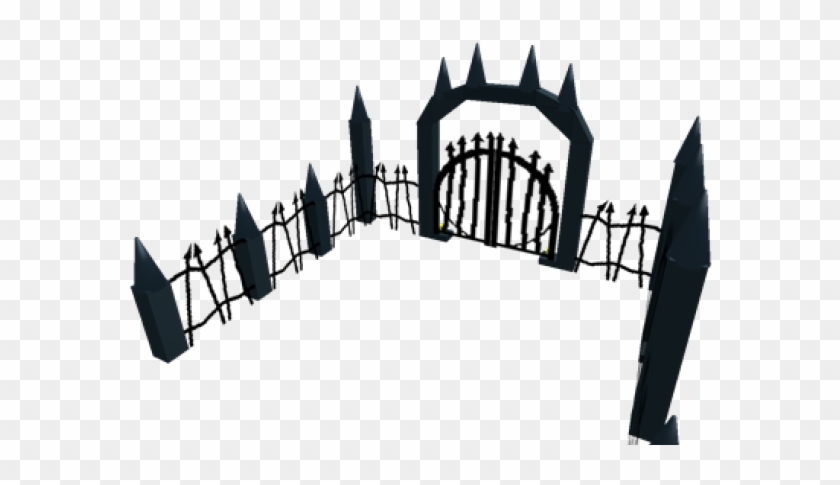 Creepy Clipart Fence - Castle #1666386