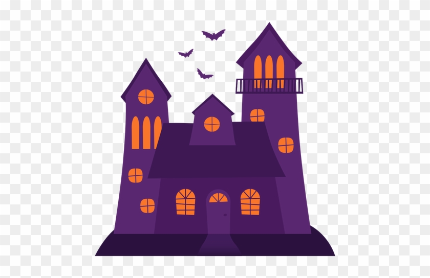 Halloween House Illustration Png Transparent Background - Casa Halloween Png #1666389