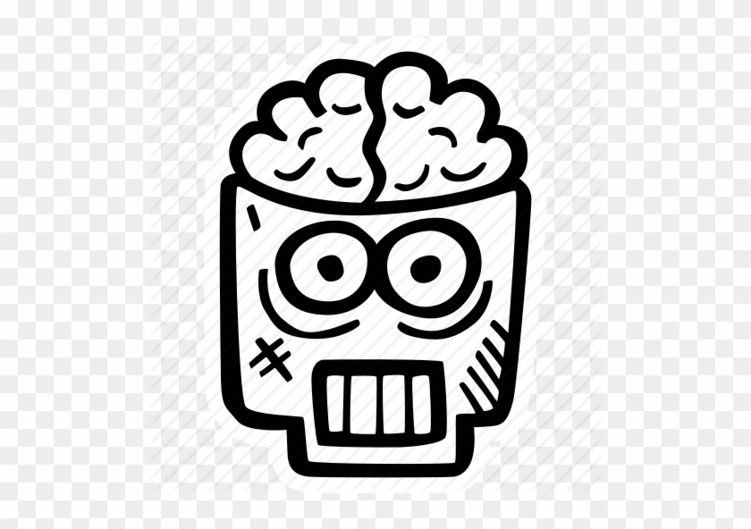 Spooky Clipart Brain - Illustration #1666394