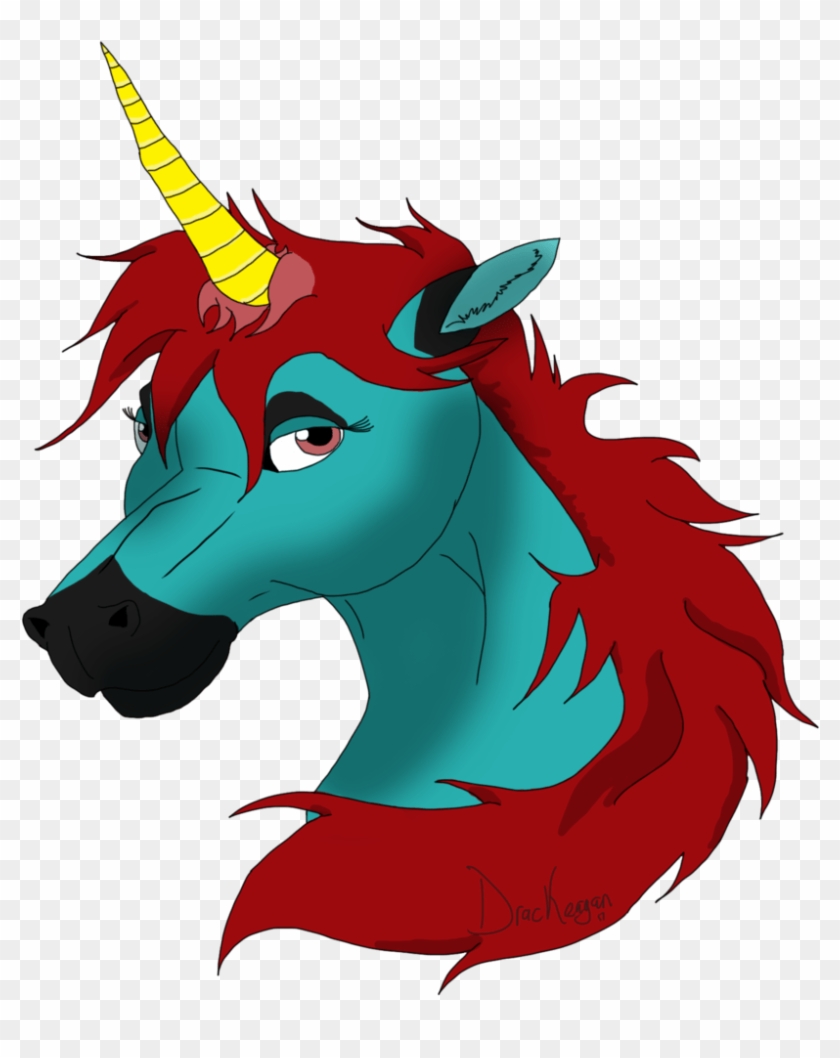 Unicorn Head Drawings - Cartoon #1666587