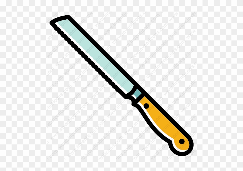 Download Icon Inventicons - Bread Knife Icon #1666647