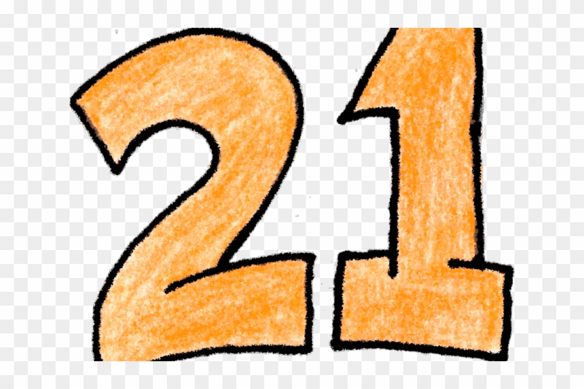 Number 21 Cliparts - Number 21 Cliparts #1666910