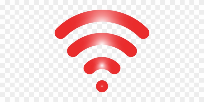 Wi-fi Computer Icons Wireless Network Signal - Wifi Red Color Signal Image Png #1667015