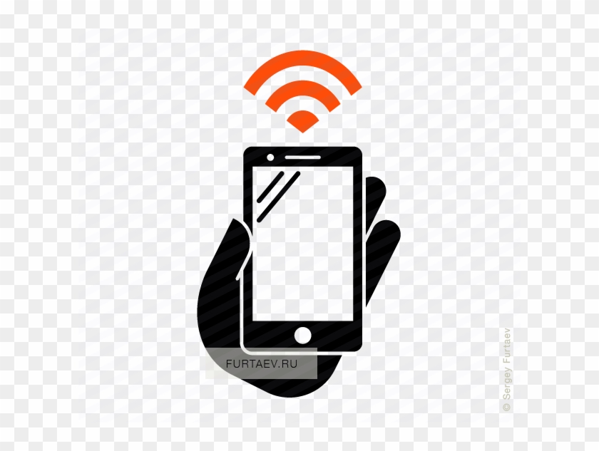 Wifi Clipart Mobile Signal - Mobile Navigation Icon Png #1667018