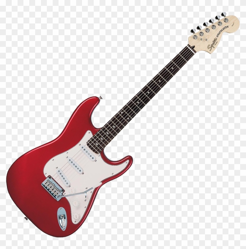 Bass Guitar Clipart Red Electric Guitar - Squier Affinity Jazz Bass Race Red #1667164