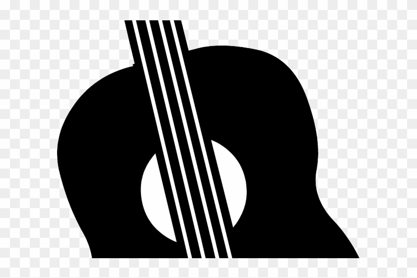 Bass Guitar Clipart Silhouette - Illustration #1667166