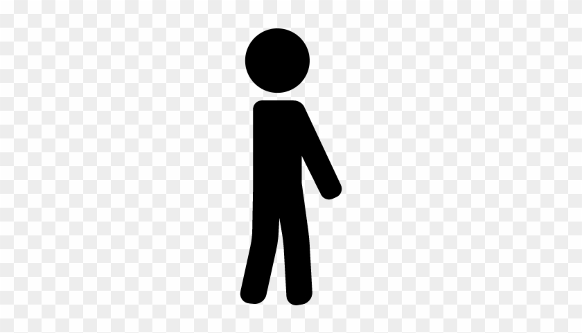 Walking Man Vector - Man Standing Icon Png #1667172