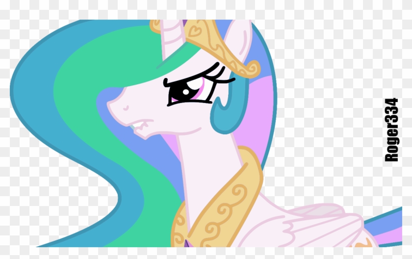 Roger334, Lip Bite, Princess Celestia, Safe, Simple - Illustration #1667246