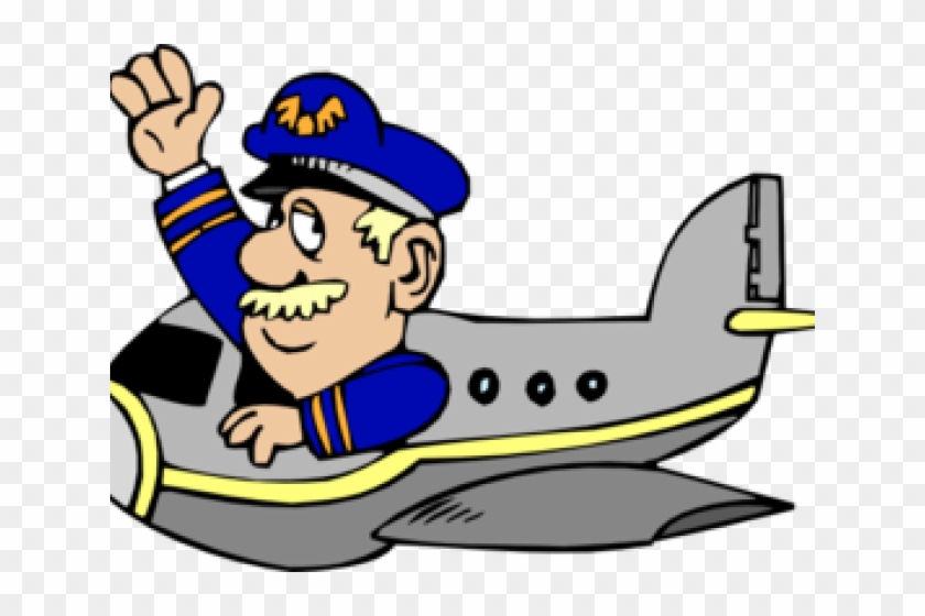 Flight Clipart Airoplan - Pilot Clip Art #1667258