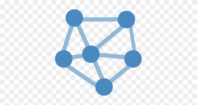 Network Services Cloud Network Systems - Network Blue Icon Png #1667324