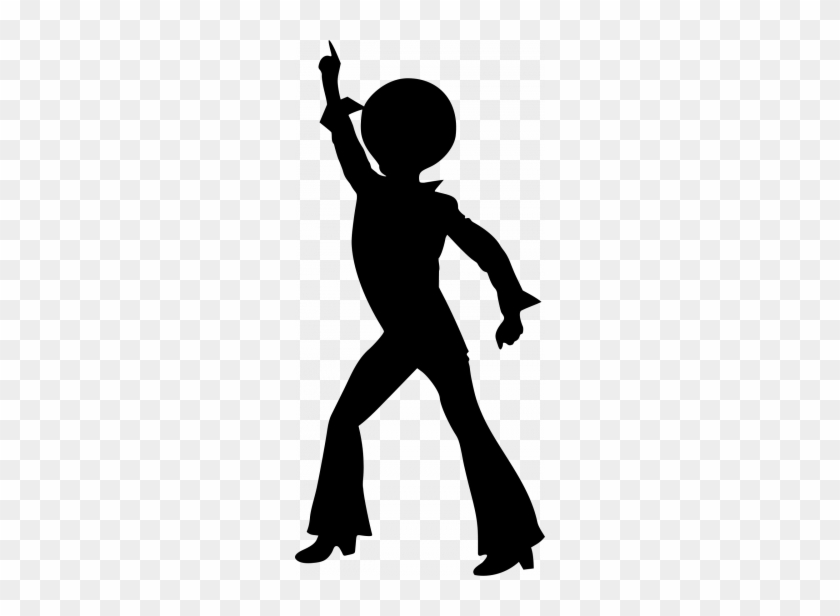 250 X 536 1 - Disco Dancing Silhouette #1667359