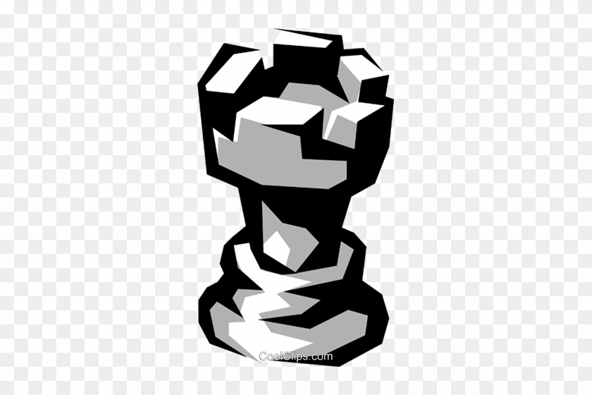 Chess Pieces Royalty Free Vector Clip Art Illustration - Illustration #1667407