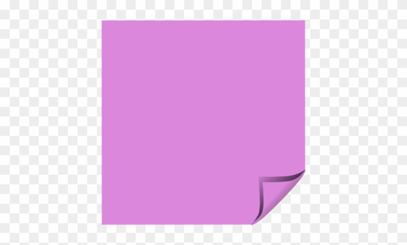 Sticky Note Purple Folded Corner - Flag #1667414