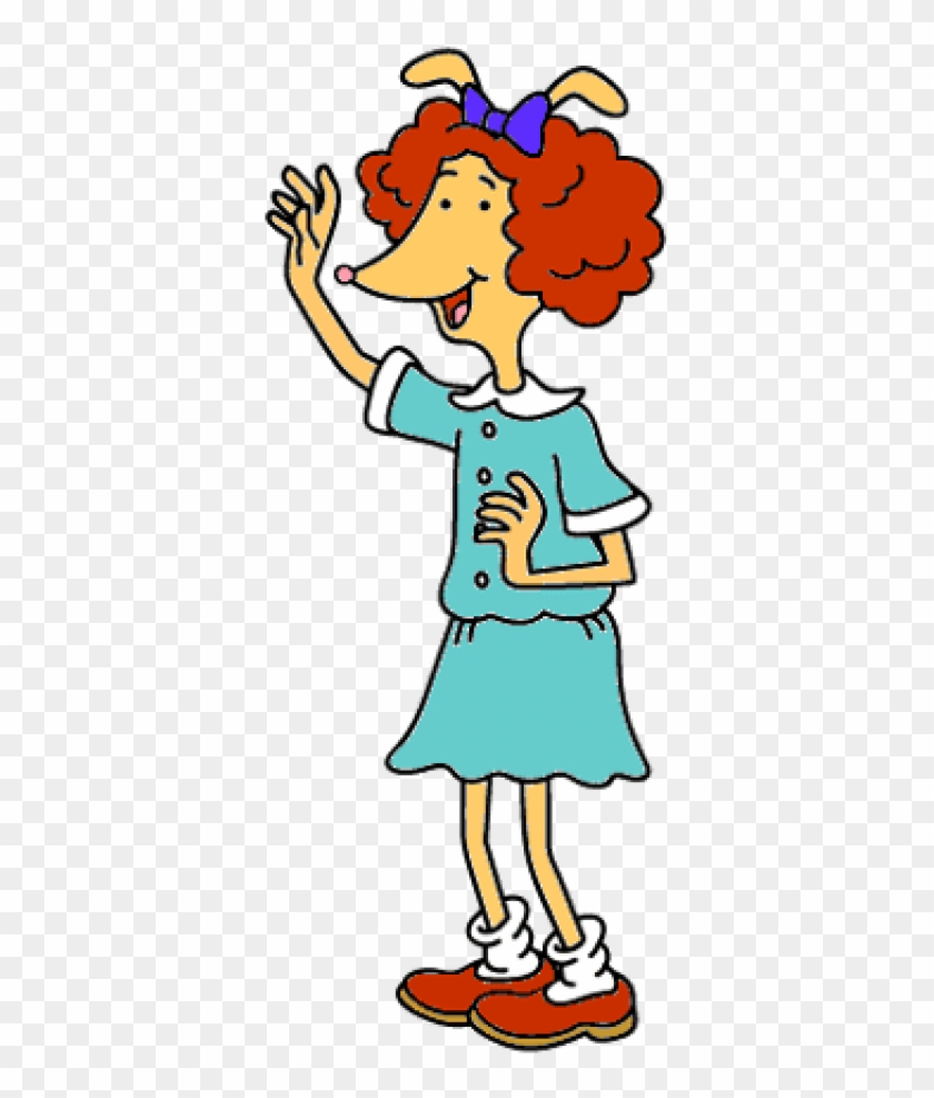 Free Png Download Arthur Character Prunella Waving - Arthur Fortune Teller #1667422