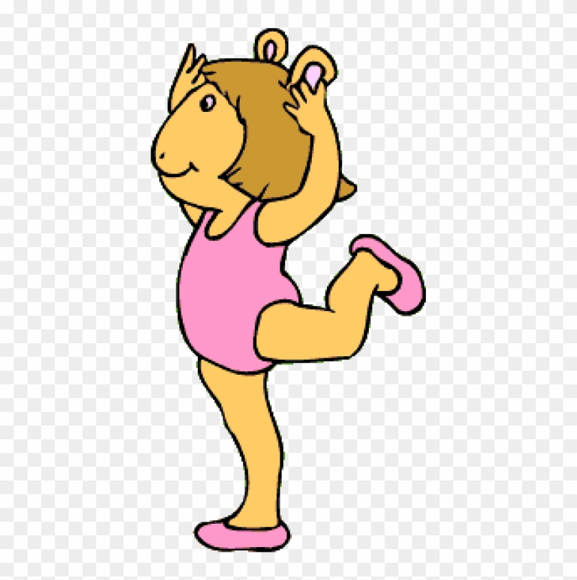 Free Png Download Arthur's Sister Doing Ballet Clipart - גילי מארתור #1667426