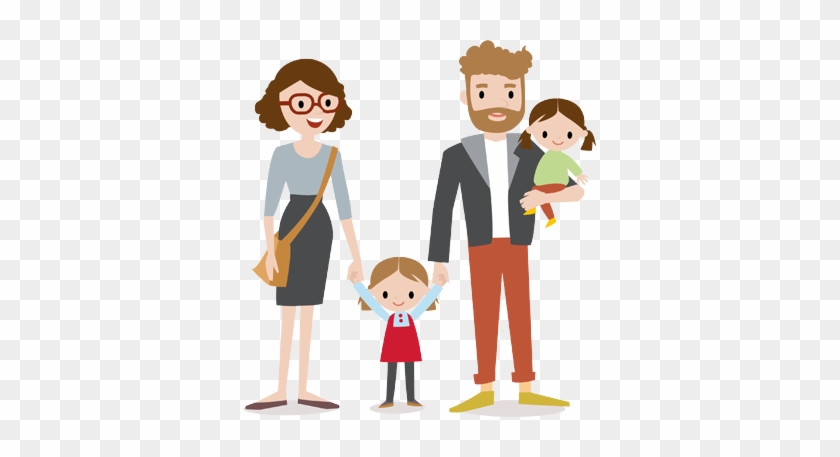 More About Us - Children And Parents Clipart #1667445