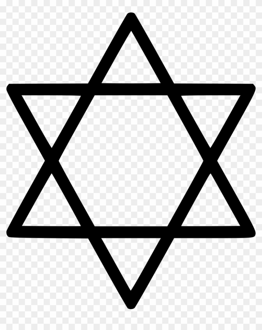 Star Of David Clipart Svg - Jewish Star #1667497