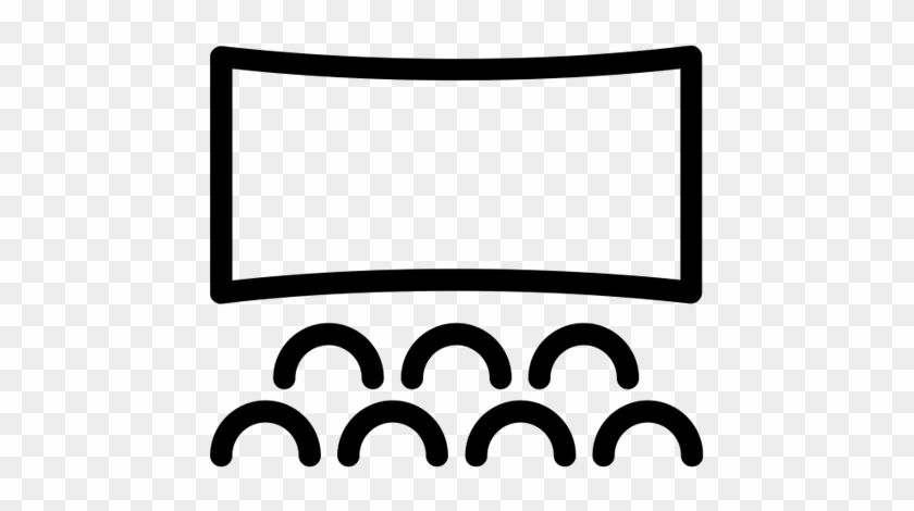 Cinema Screen Icon Large - Cinema Screen Icon Large #1667575