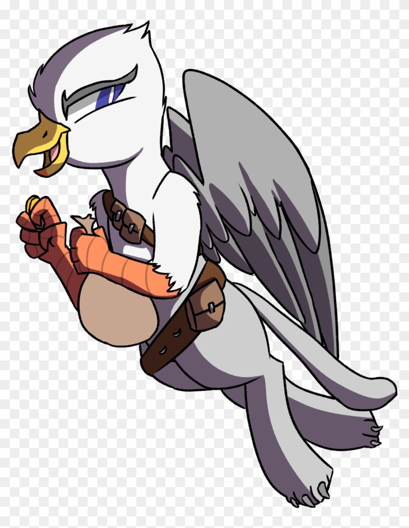 Themodpony, Beak, Belts, Bits, Flying, Griffon, Male, - Cartoon #1667867