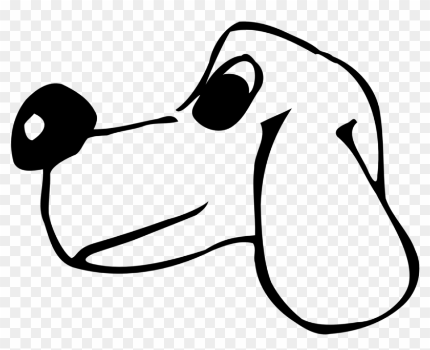 Dog Head - Cartoon Dog Face Side View - Free Transparent PNG Clipart Images  Download