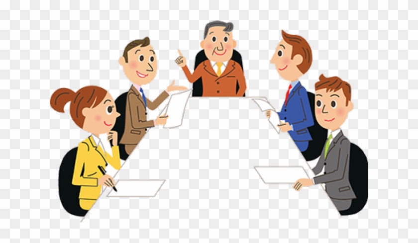 Staff Clipart Office Employee - Team Meeting - Free Transparent PNG Clipart  Images Download