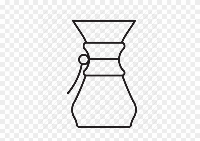 Brew, Cafe, Chemex, Coffee, Coffee Maker, Drink, Glass - Chemex Vector Png #1668164