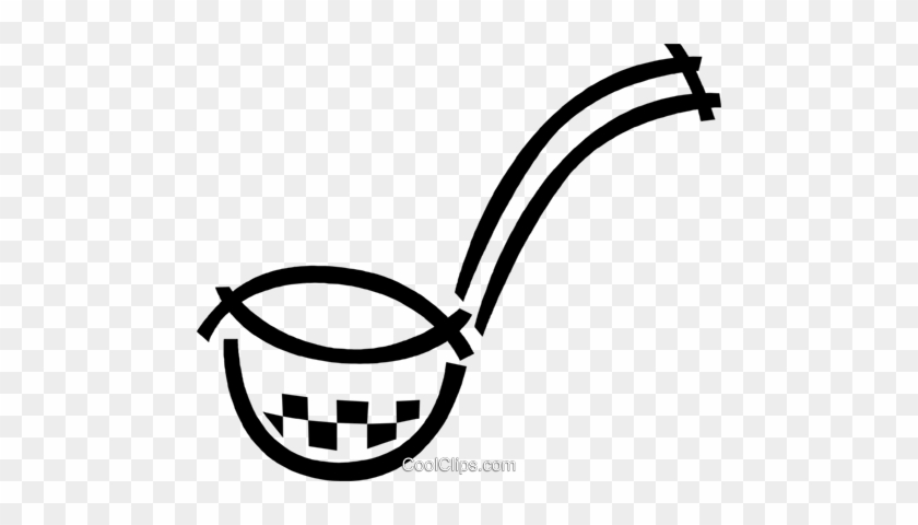 Soup Ladle Royalty Free Vector Clip Art Illustration - Soup Ladle Royalty Free Vector Clip Art Illustration #1668175