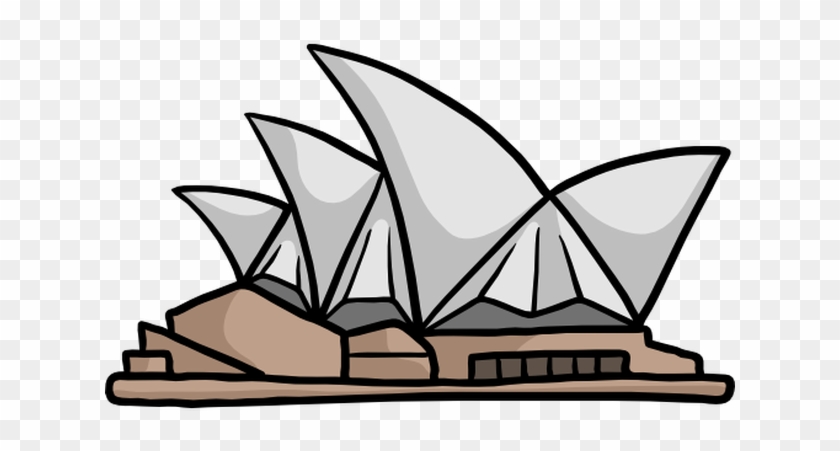 Illustration Computer Icons Drawing - Sydney Opera House Clip Art #1668223