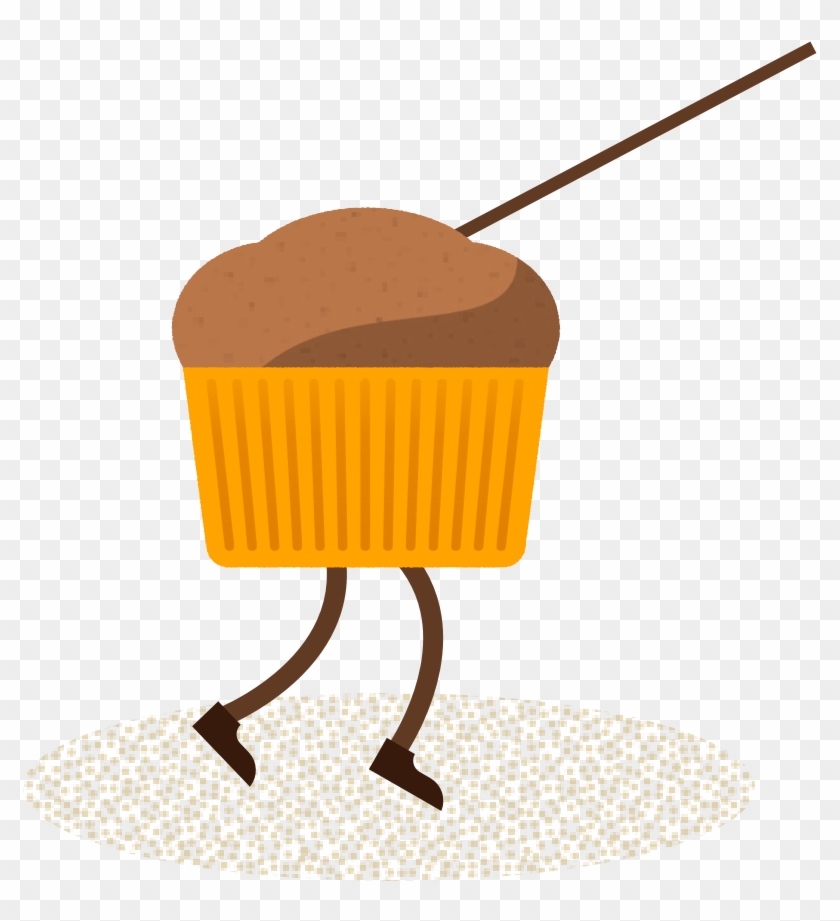 Carrot Cake Cupcake - Illustration #1668347
